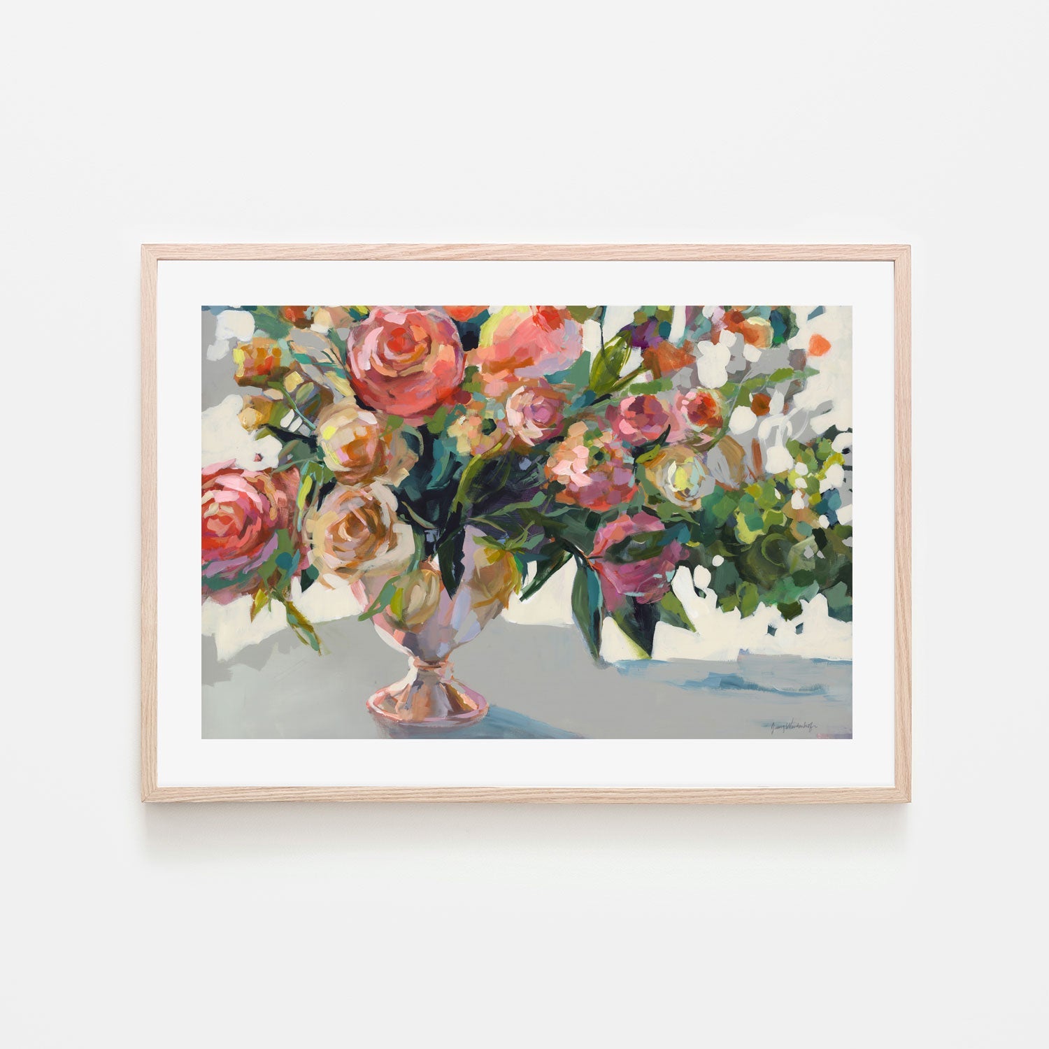 wall-art-print-canvas-poster-framed-Roses , By Jenny Westenhofer Art-6