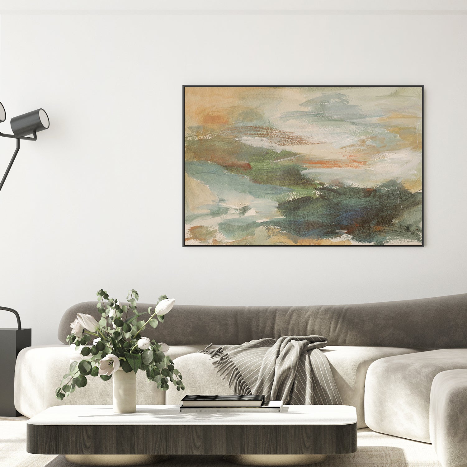 wall-art-print-canvas-poster-framed-Rushing Wind, Style A-2