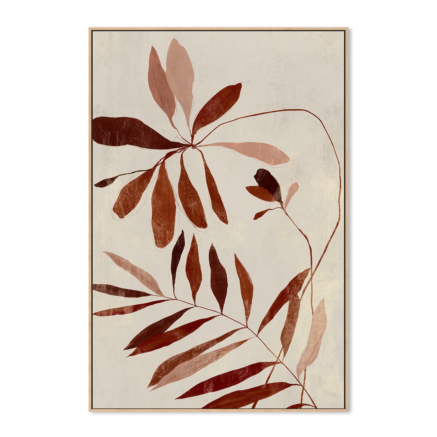 wall-art-print-canvas-poster-framed-Rust, Style B , By Aria K-4
