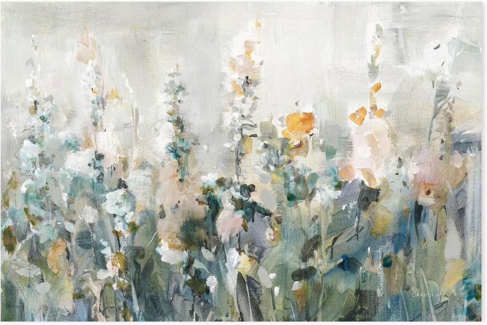 wall-art-print-canvas-poster-framed-Rustic Garden Neutral-by-Danhui Nai-Gioia Wall Art
