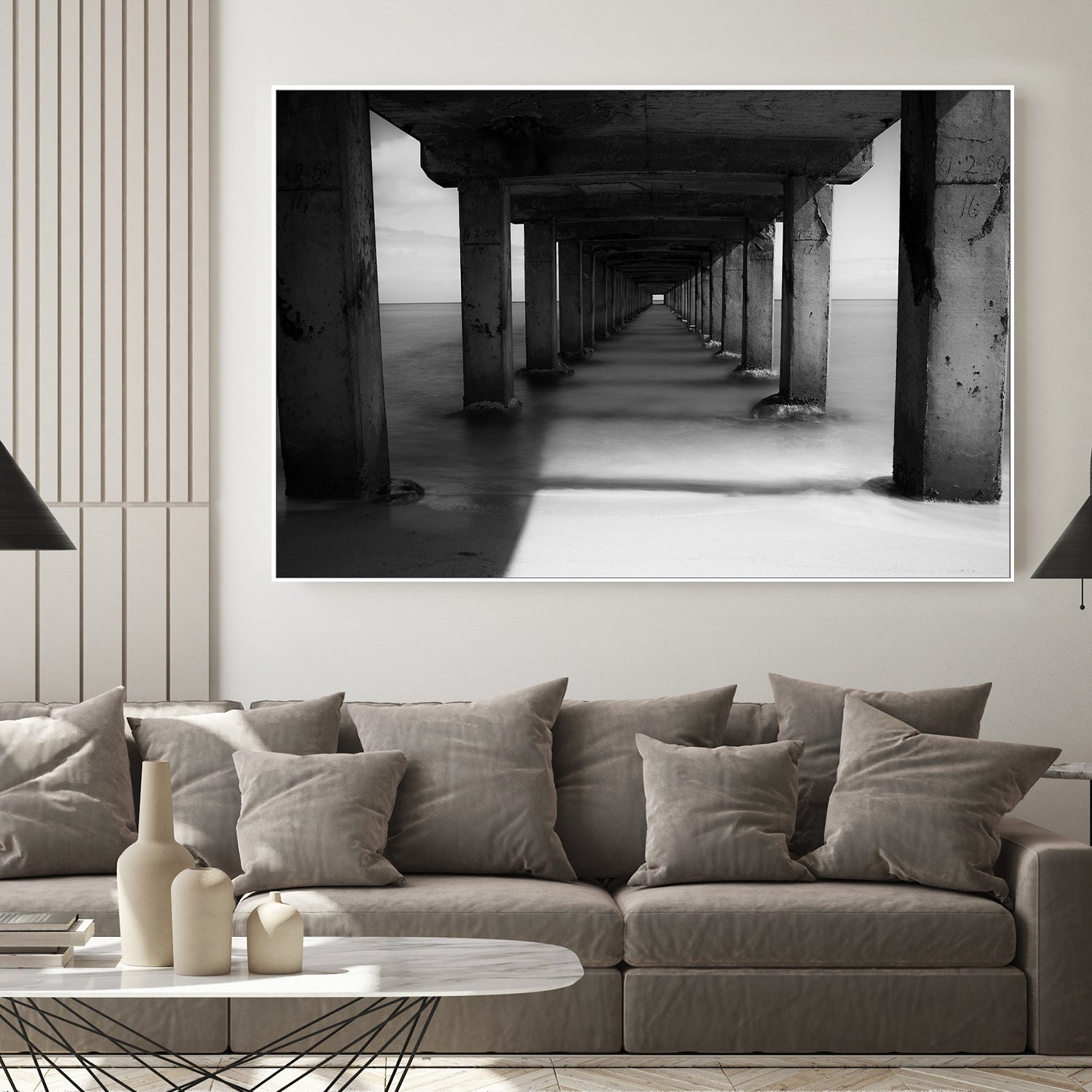 wall-art-print-canvas-poster-framed-Rye Pier, Victoria , By Christopher Cann-2