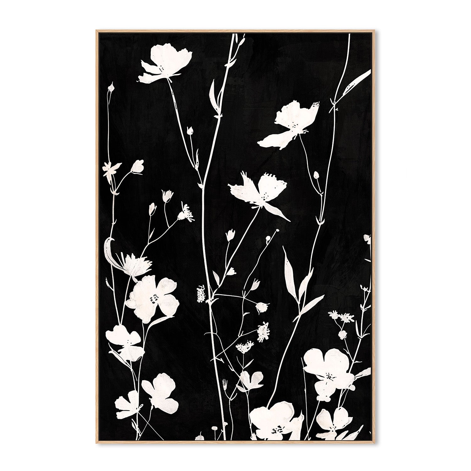 wall-art-print-canvas-poster-framed-Sable Stems, Style A-4