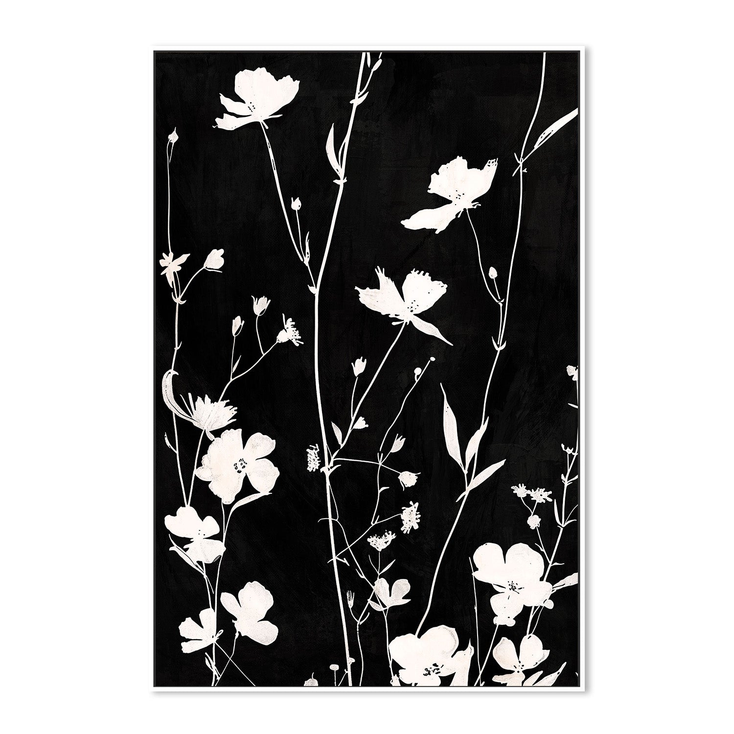 wall-art-print-canvas-poster-framed-Sable Stems, Style A-5