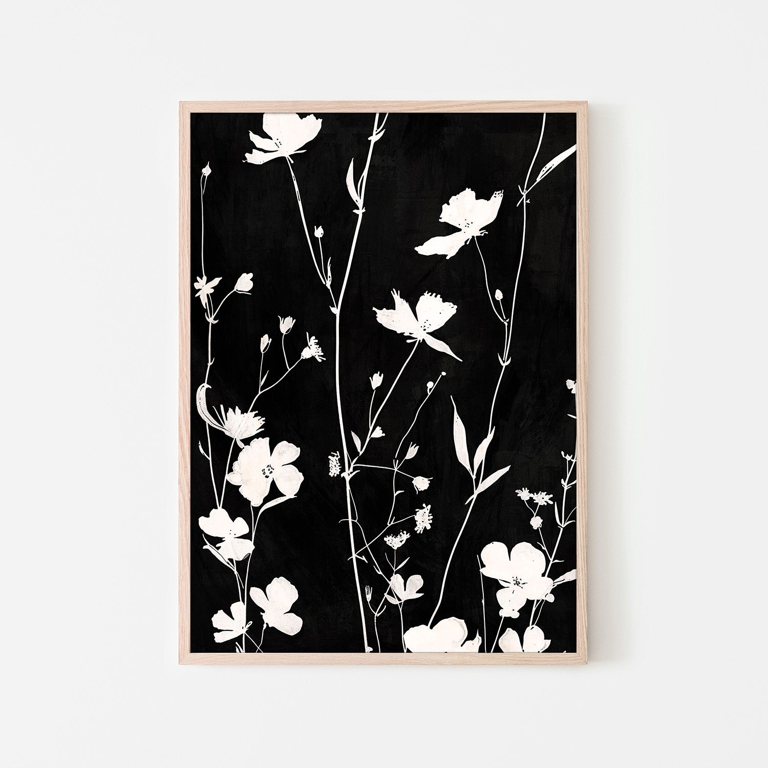 wall-art-print-canvas-poster-framed-Sable Stems, Style A-6