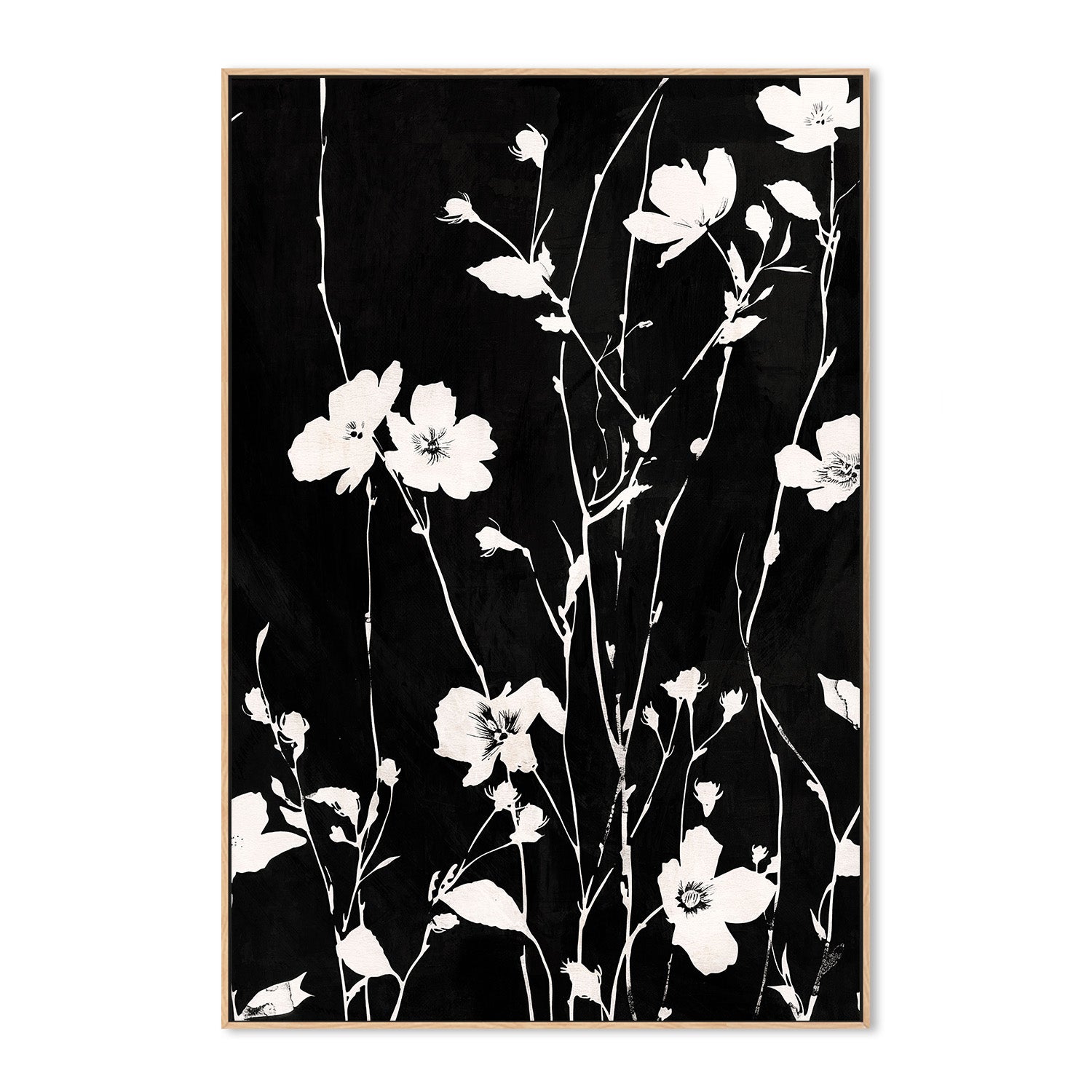 wall-art-print-canvas-poster-framed-Sable Stems, Style B-4