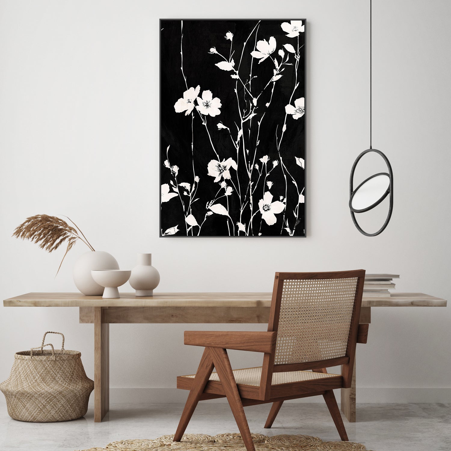 wall-art-print-canvas-poster-framed-Sable Stems, Style B-9