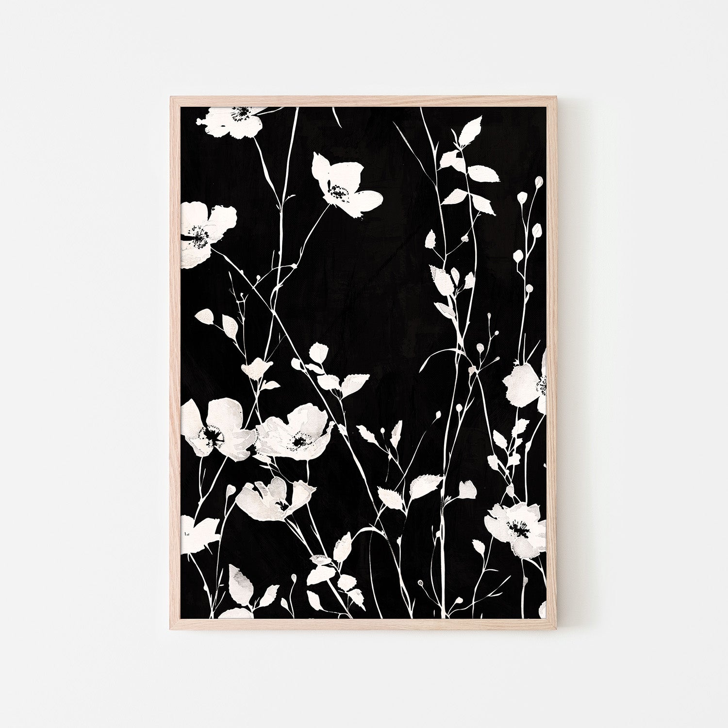 wall-art-print-canvas-poster-framed-Sable Stems, Style C-6