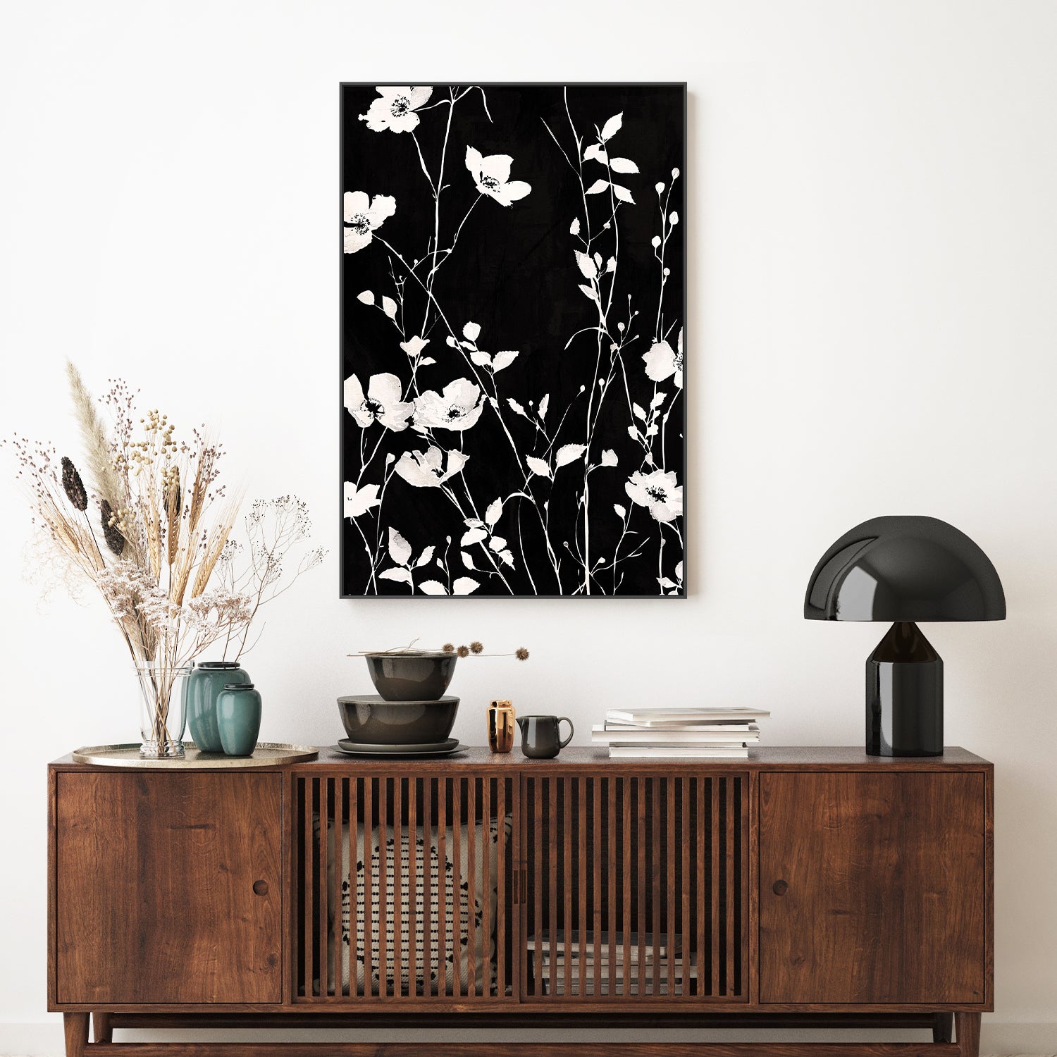 wall-art-print-canvas-poster-framed-Sable Stems, Style C-9