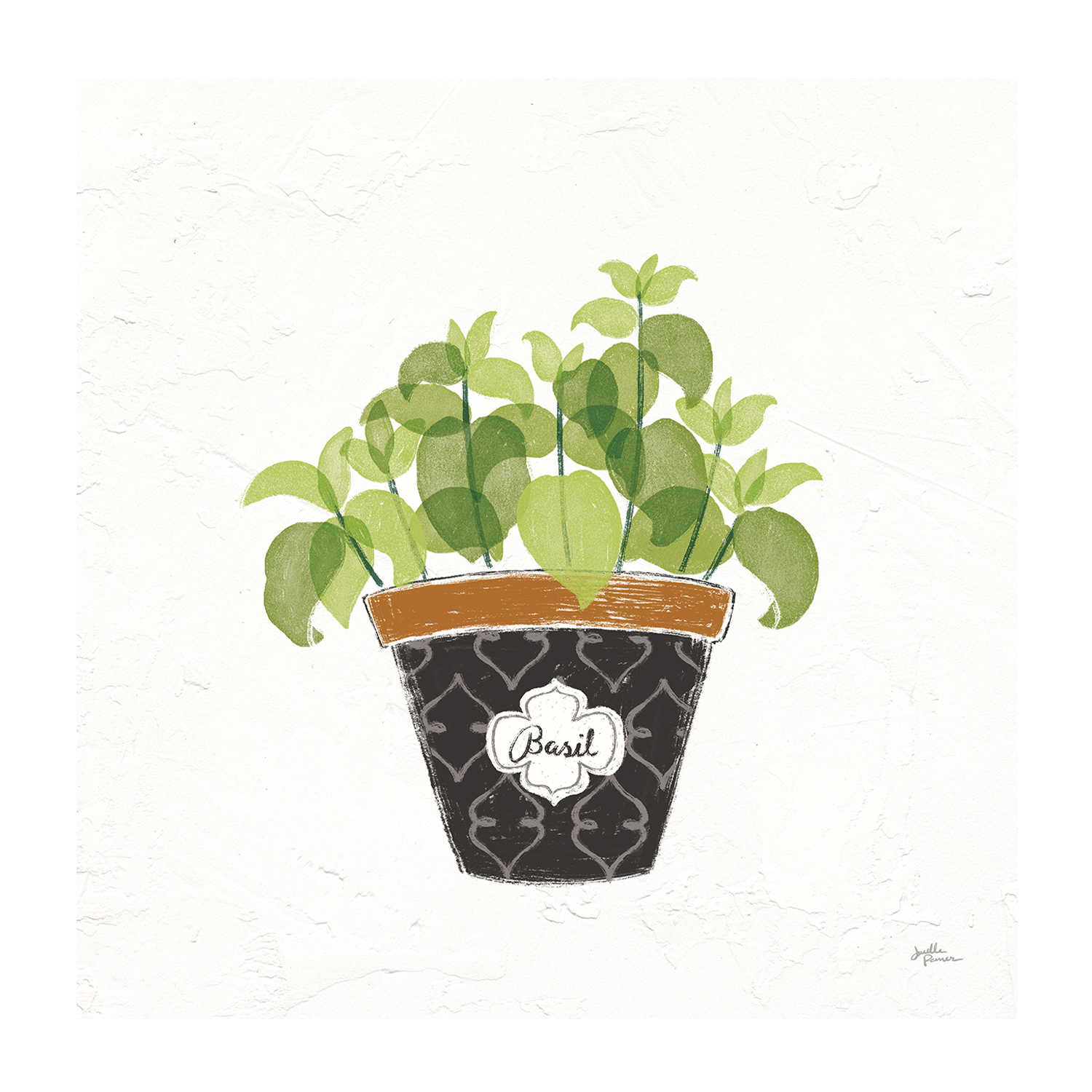 wall-art-print-canvas-poster-framed-Sage Fine Herbs Style A & Basil Fine Herbs Style B, Set Of 2 , By Janelle Penner-9