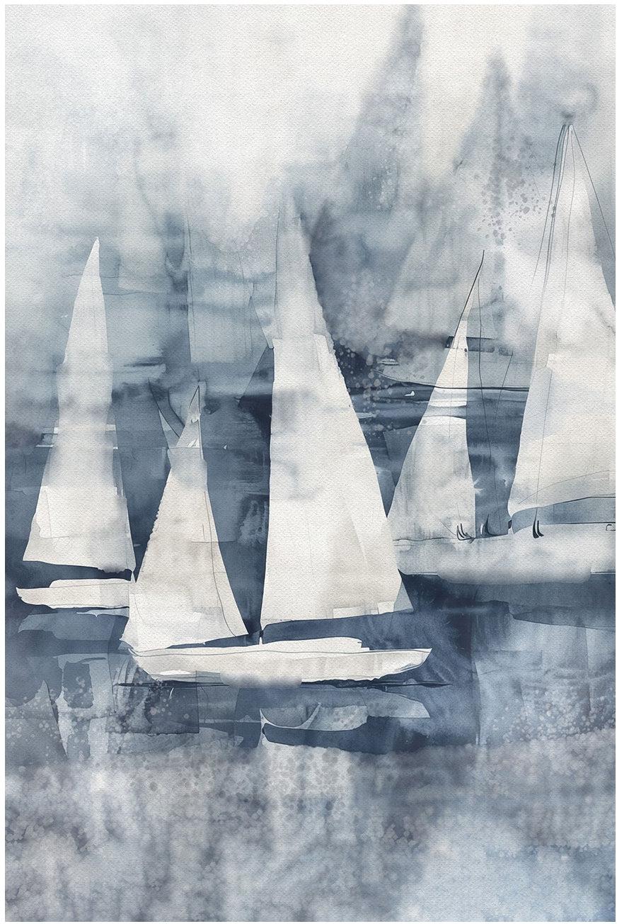 wall-art-print-canvas-poster-framed-Sail The Sea , Style C, By Nina Blue-2