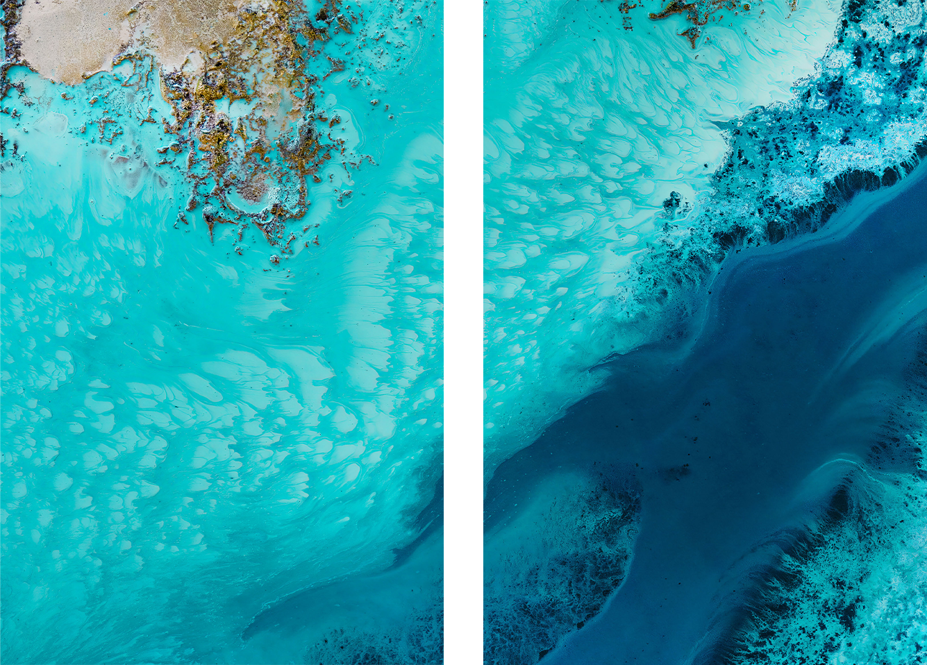 wall-art-print-canvas-poster-framed-Salt Water Passage, Style A & B, Set Of 2 , By Petra Meikle-1