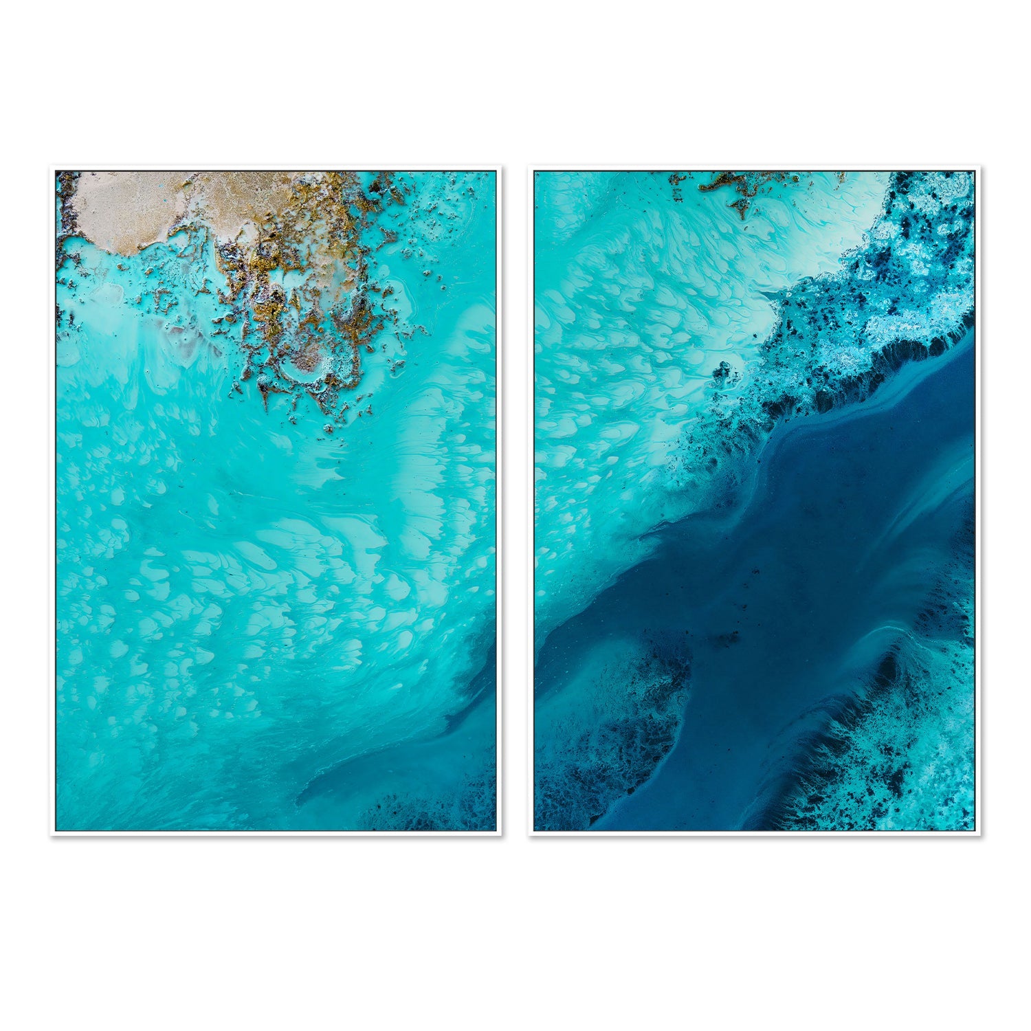 wall-art-print-canvas-poster-framed-Salt Water Passage, Style A & B, Set Of 2 , By Petra Meikle-5