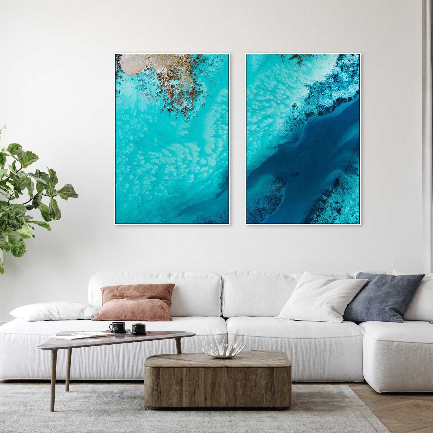 wall-art-print-canvas-poster-framed-Salt Water Passage, Style A & B, Set Of 2 , By Petra Meikle-7