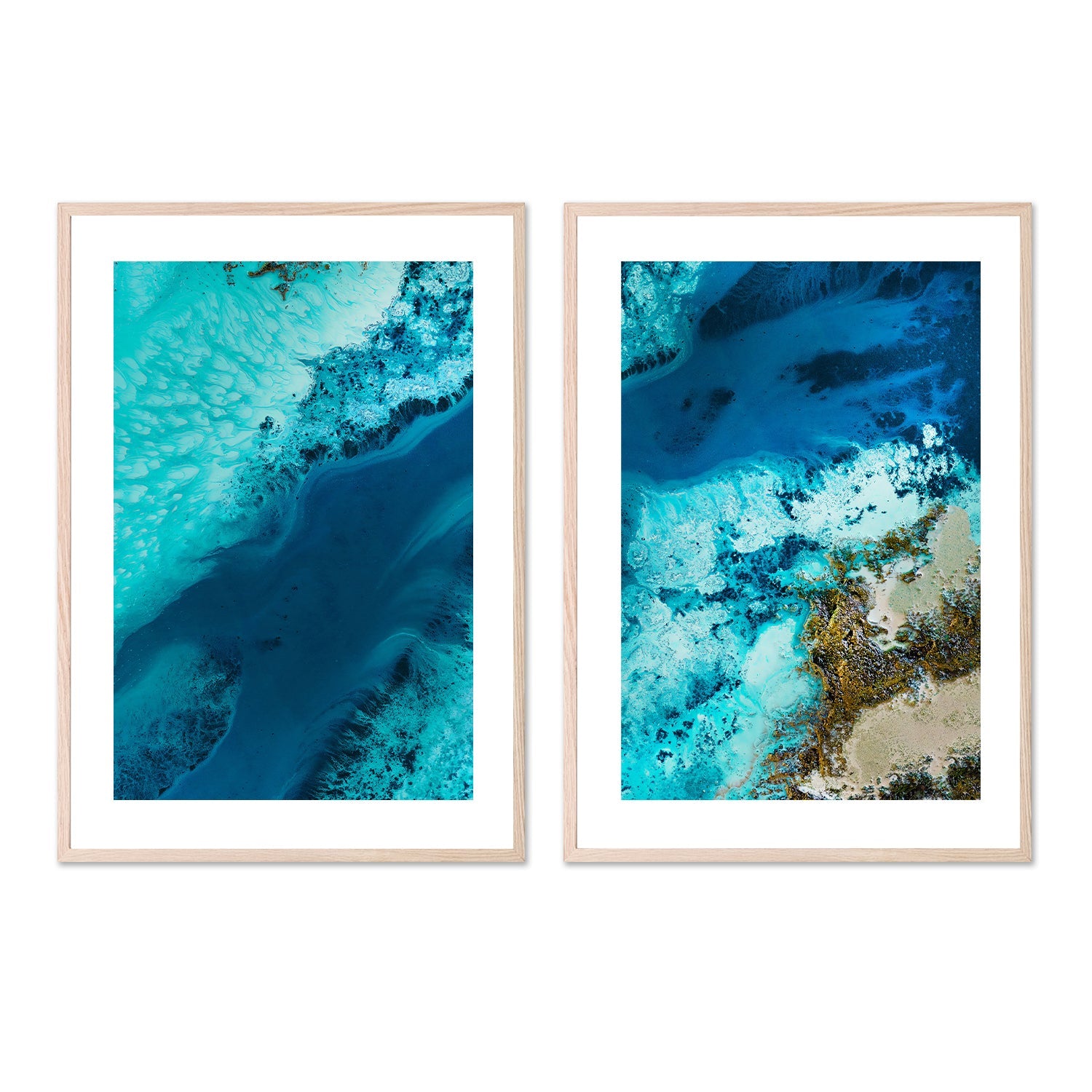 wall-art-print-canvas-poster-framed-Salt Water Passage, Style B & C, Set Of 2 , By Petra Meikle-6