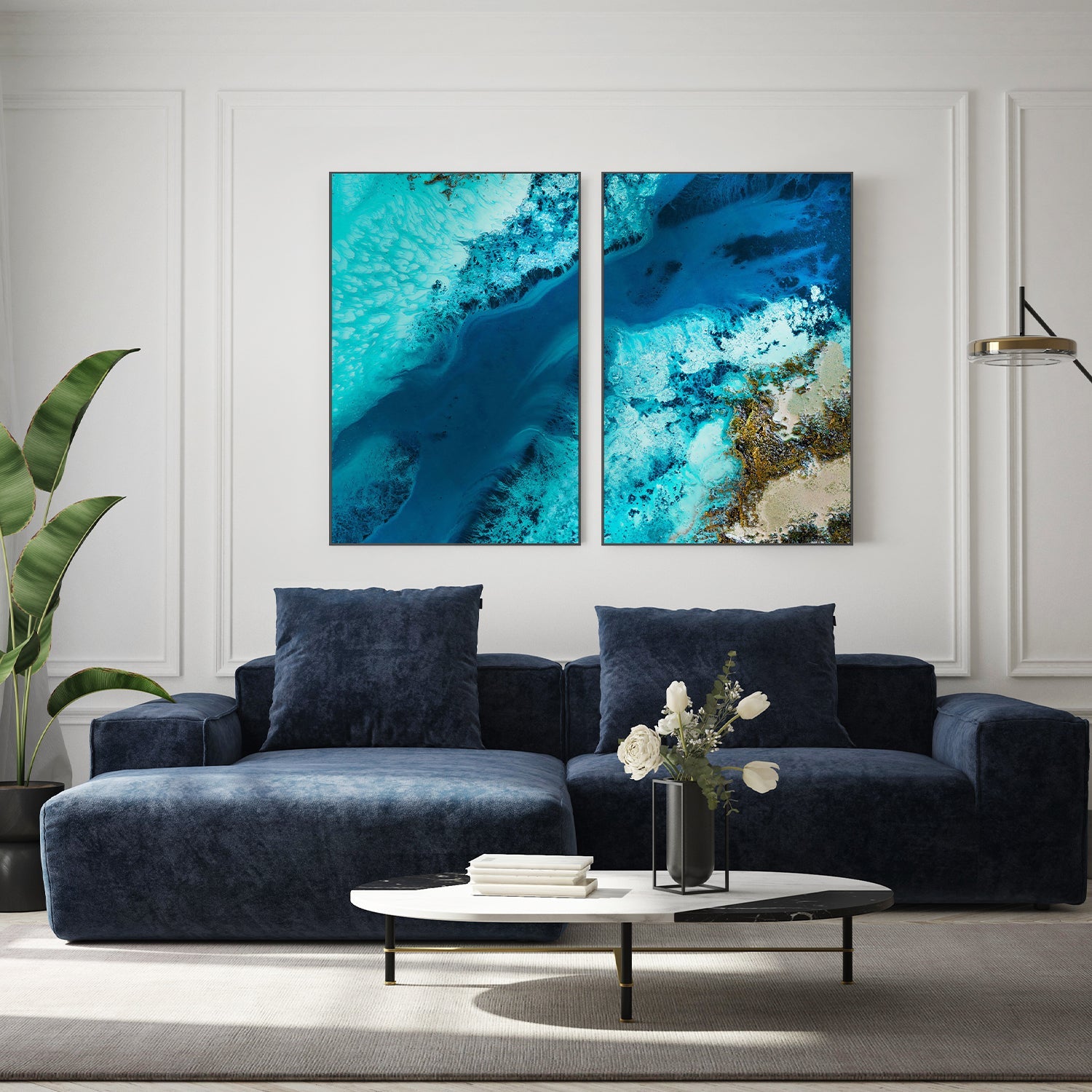 wall-art-print-canvas-poster-framed-Salt Water Passage, Style B & C, Set Of 2 , By Petra Meikle-7