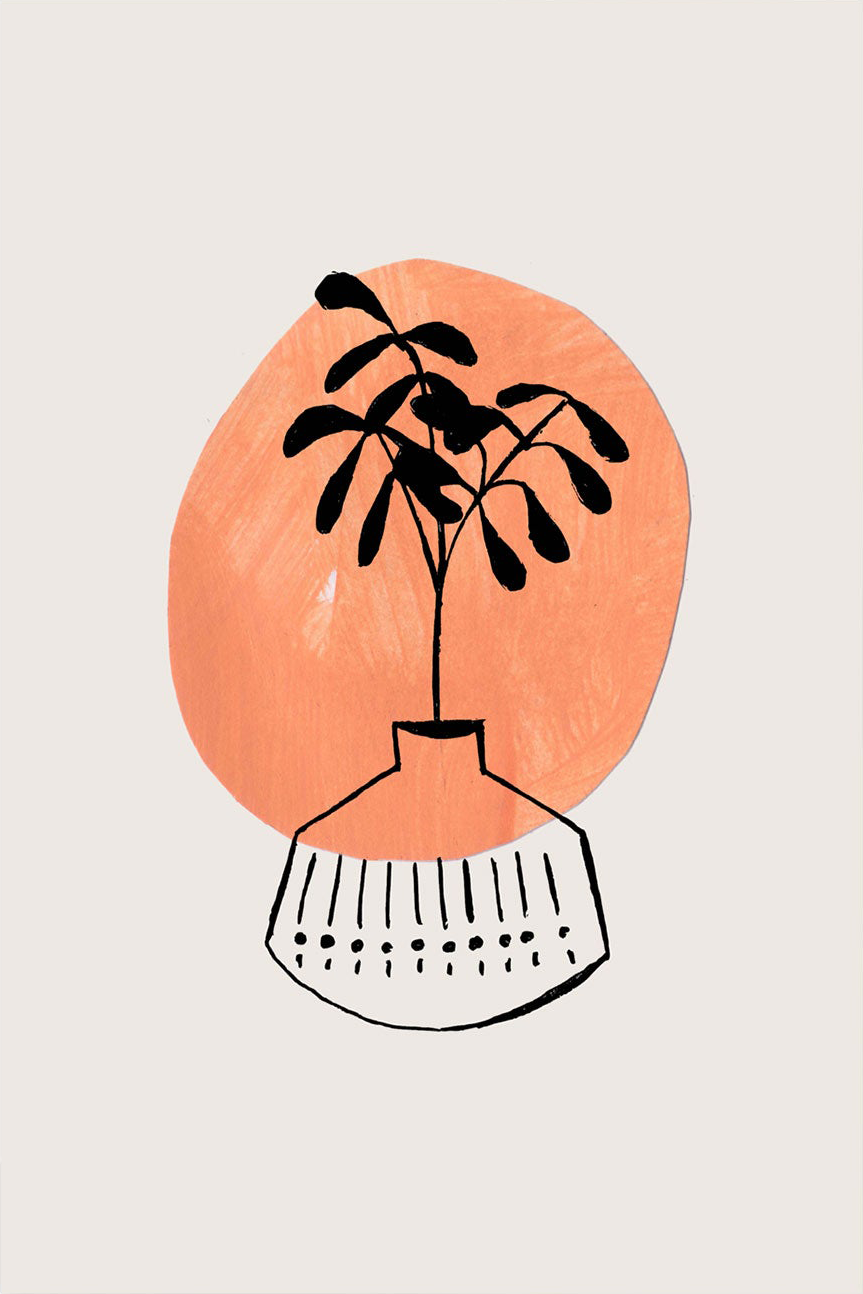 Sand Vase , By Ejaaz Haniff Wall Art Print Framed Canvas Poster