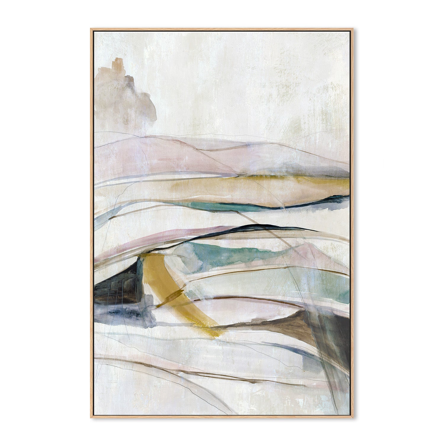 wall-art-print-canvas-poster-framed-Sands of Blush, Style B-4