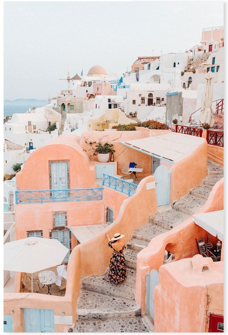 wall-art-print-canvas-poster-framed-Santorini-by-Jovani Demetrie-Gioia Wall Art