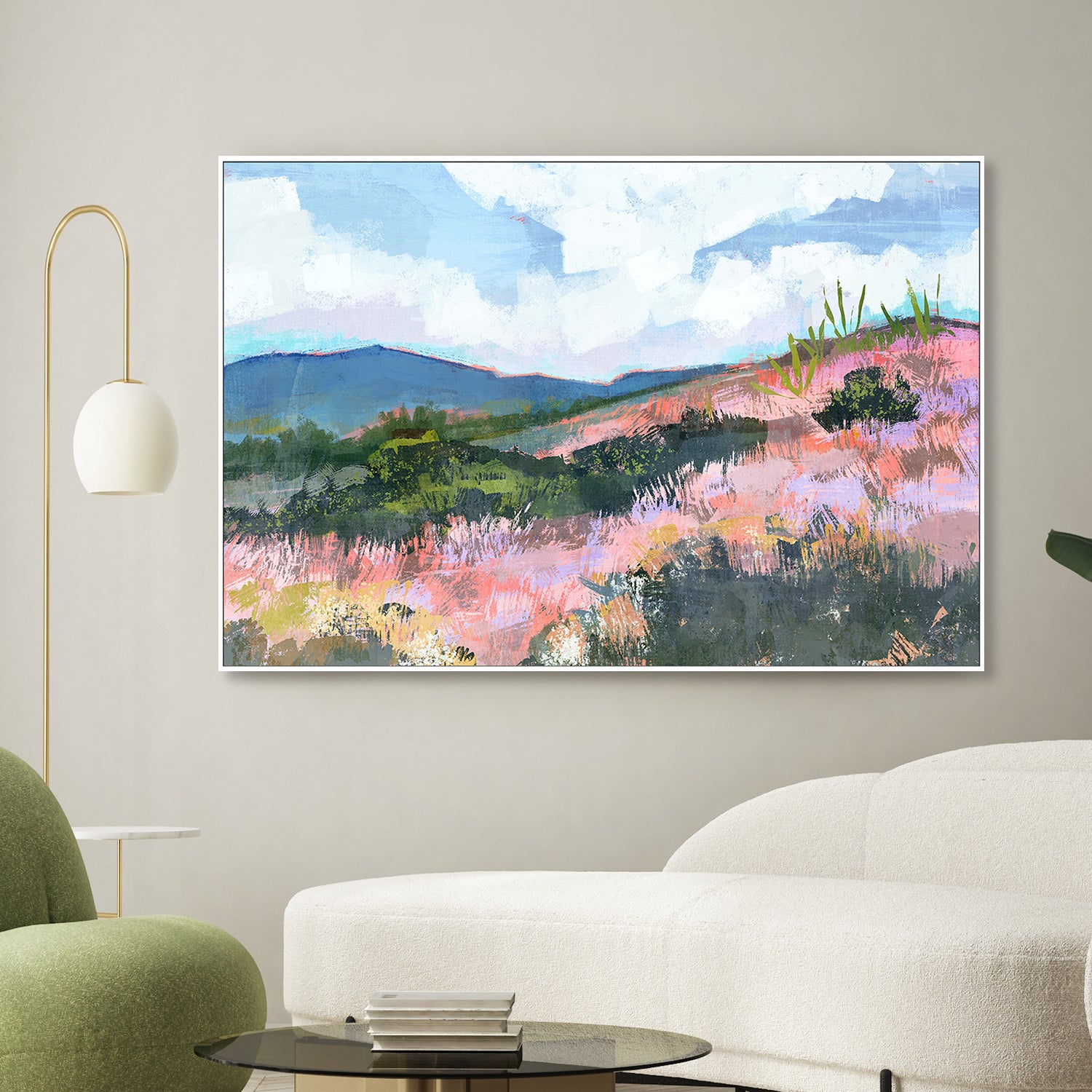 wall-art-print-canvas-poster-framed-Saturated mountains-2