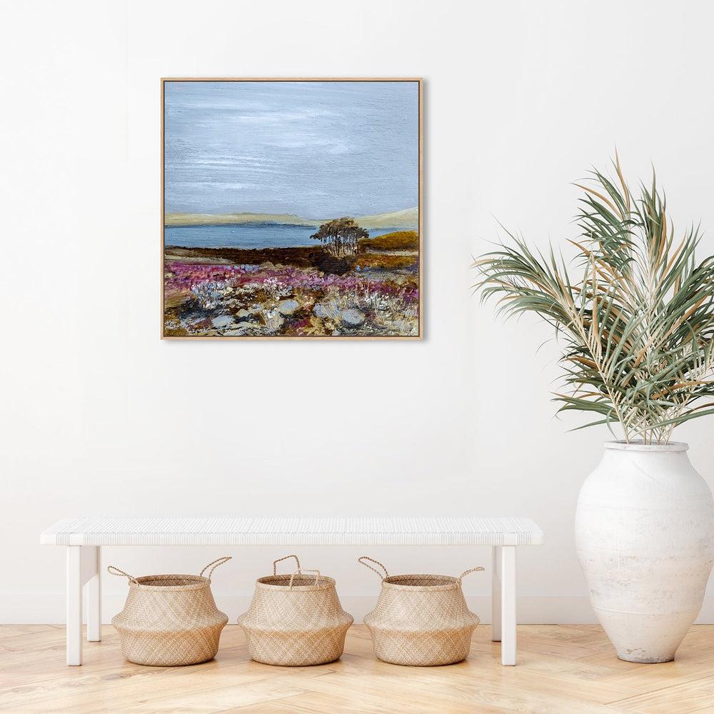 wall-art-print-canvas-poster-framed-Scottish Heather-by-Louise O'hara-Gioia Wall Art