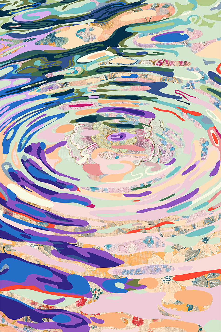 wall-art-print-canvas-poster-framed-Sea Garden , By Unratio-1