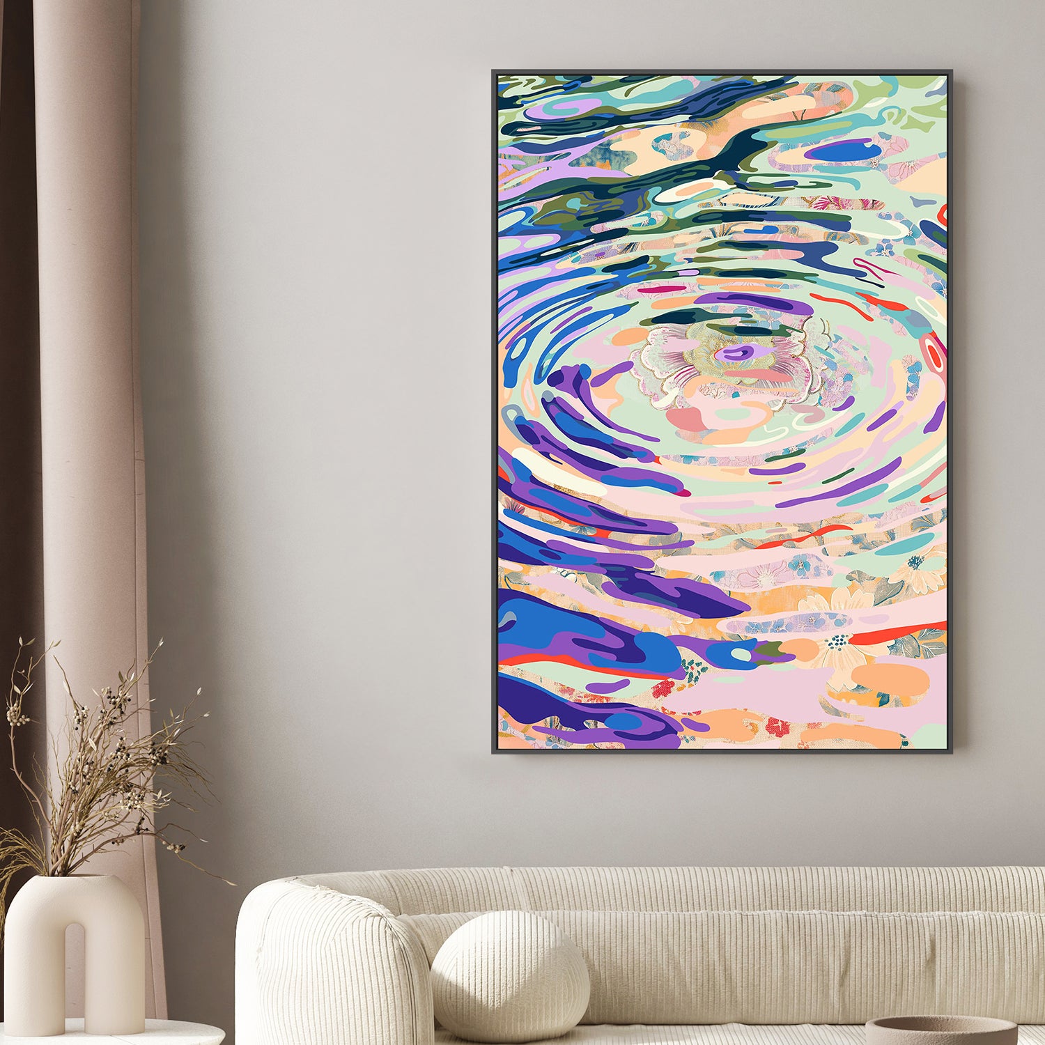 wall-art-print-canvas-poster-framed-Sea Garden , By Unratio-2