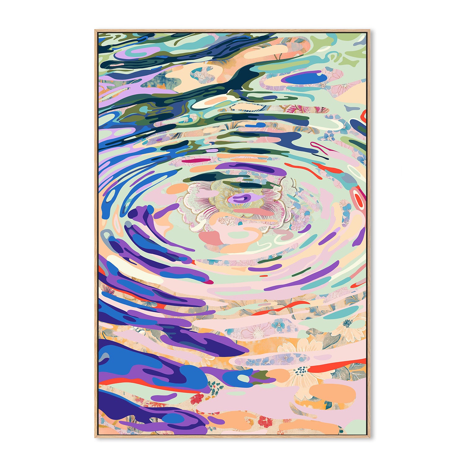 wall-art-print-canvas-poster-framed-Sea Garden , By Unratio-4