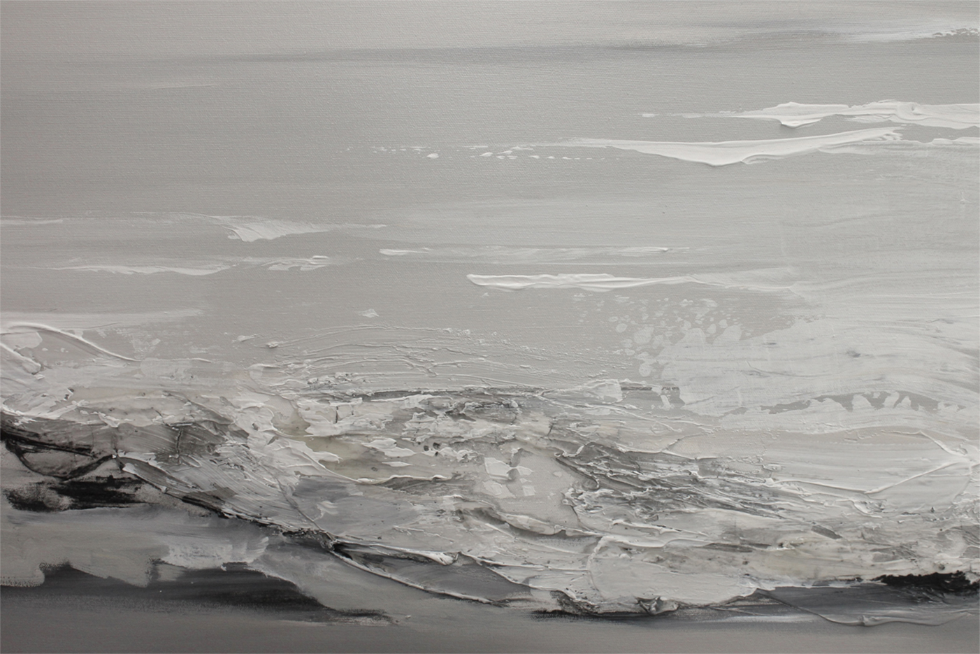 wall-art-print-canvas-poster-framed-Sea In Grey, Style A , By Amelia Aveline-1