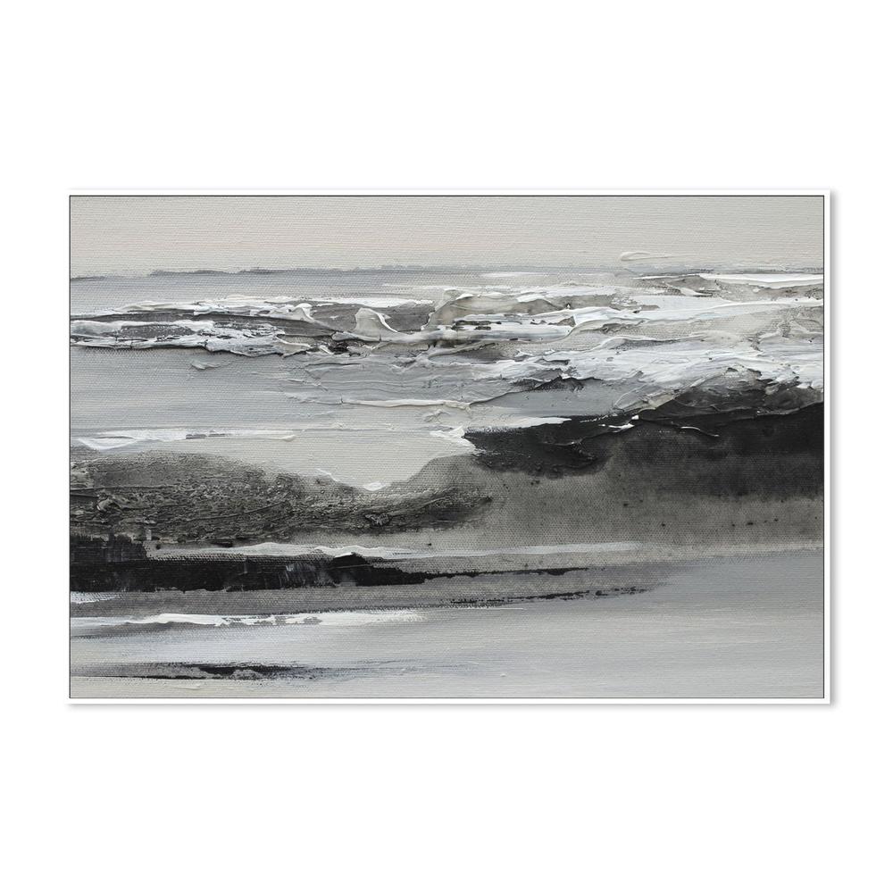 wall-art-print-canvas-poster-framed-Sea In Grey, Style B , By Amelia Aveline-5