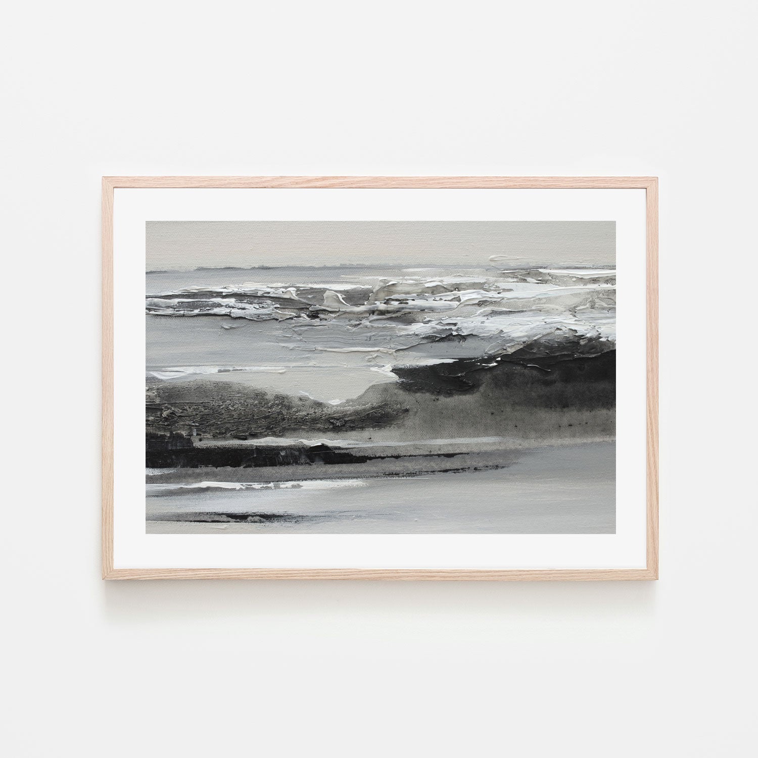wall-art-print-canvas-poster-framed-Sea In Grey, Style B , By Amelia Aveline-6
