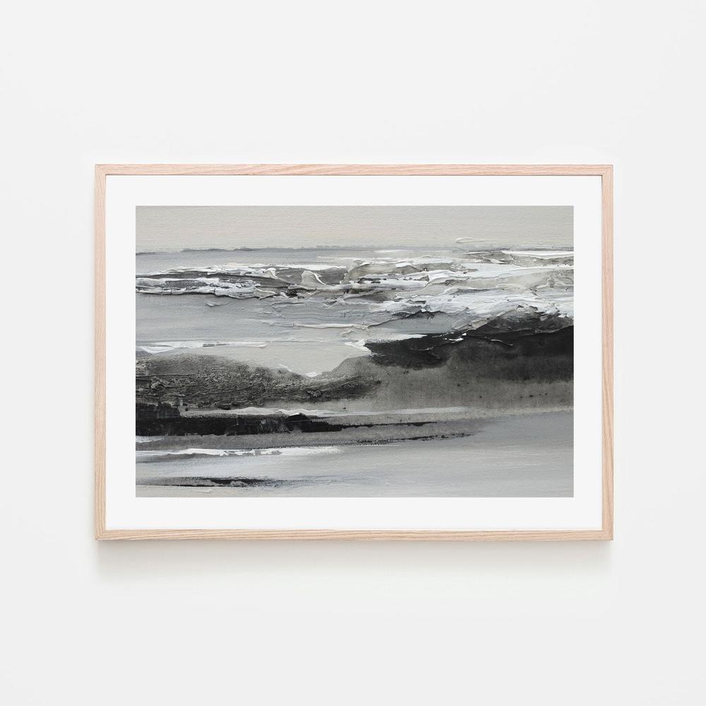 wall-art-print-canvas-poster-framed-Sea In Grey, Style B , By Amelia Aveline-6