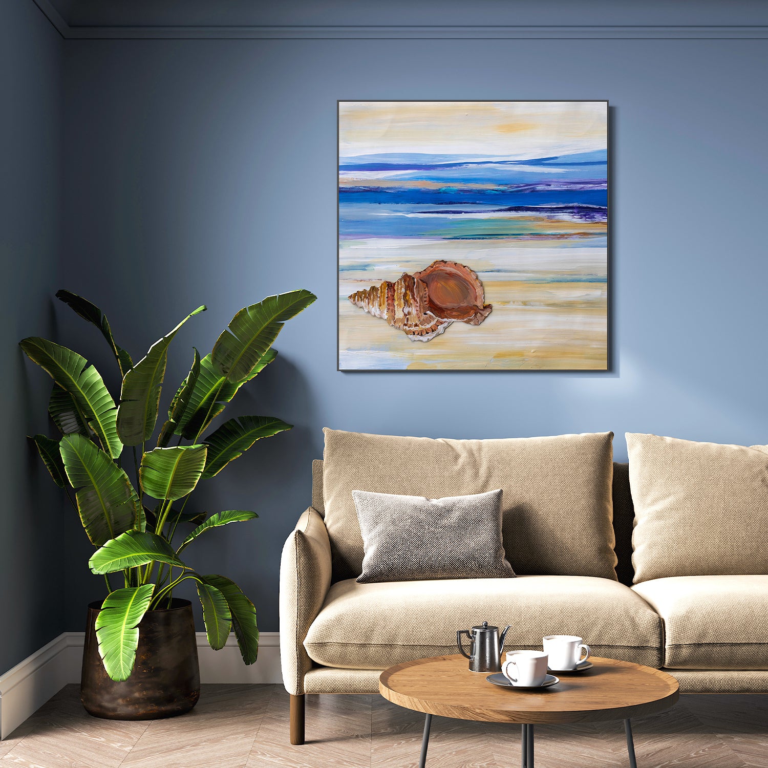 wall-art-print-canvas-poster-framed-Seashell Shore, Style A , By Amelia Aveline-7
