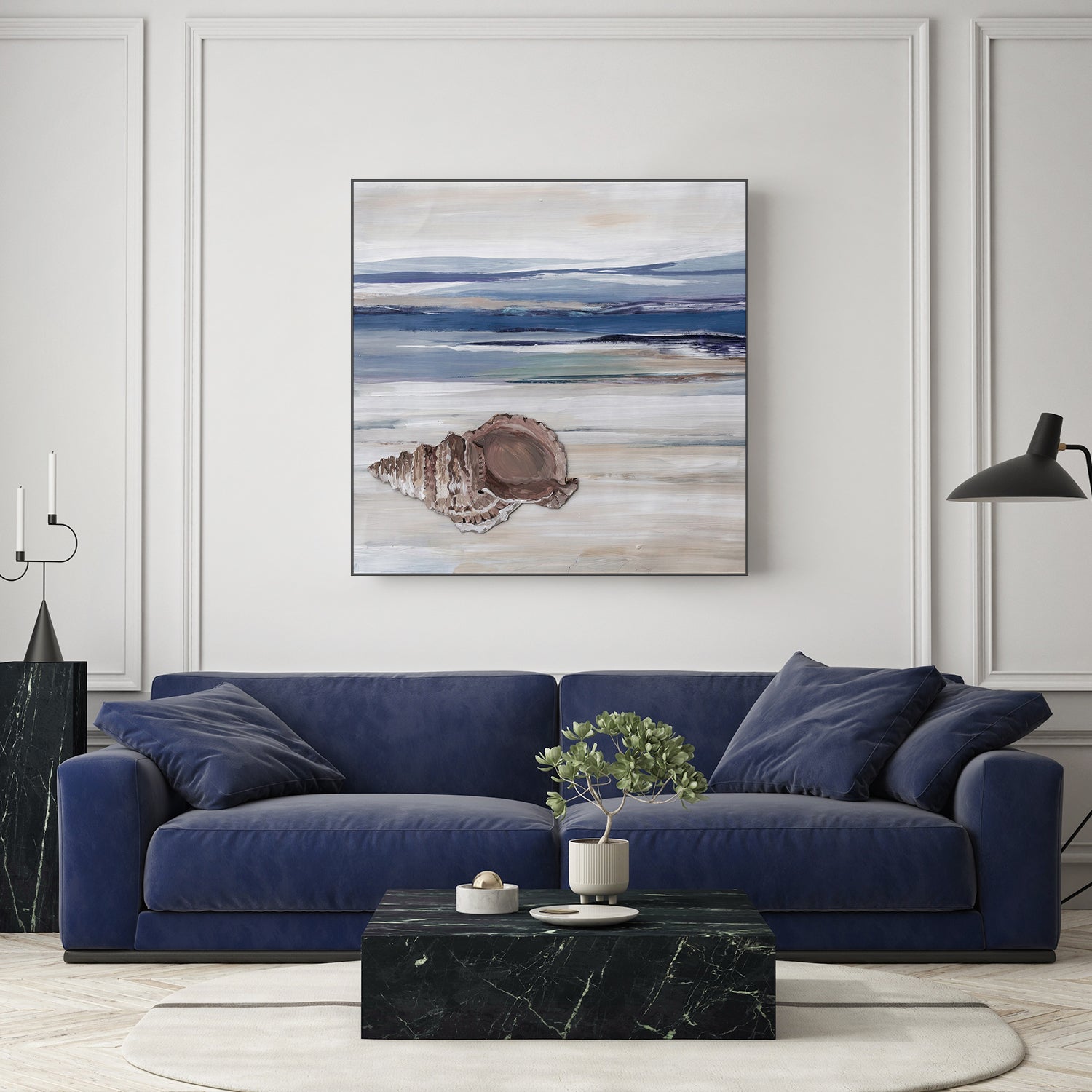 wall-art-print-canvas-poster-framed-Seashell Shore, Style B , By Amelia Aveline-7