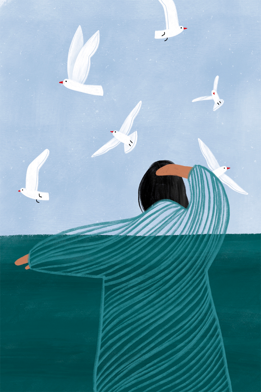 wall-art-print-canvas-poster-framed-Seaside , By Bea Muller-1