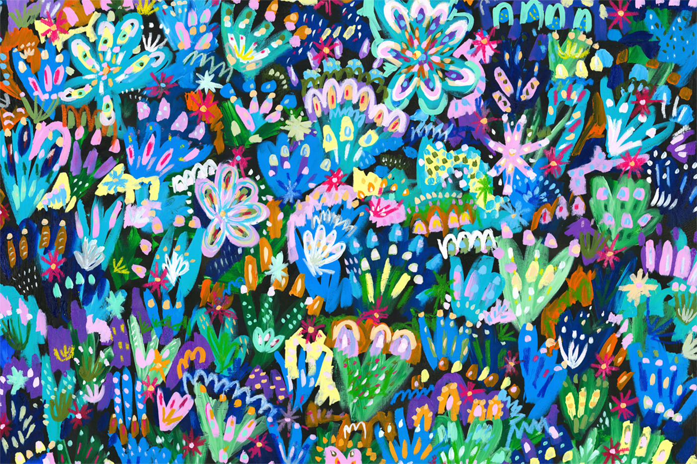 wall-art-print-canvas-poster-framed-Secret Garden , By Victoria Corcoran-1