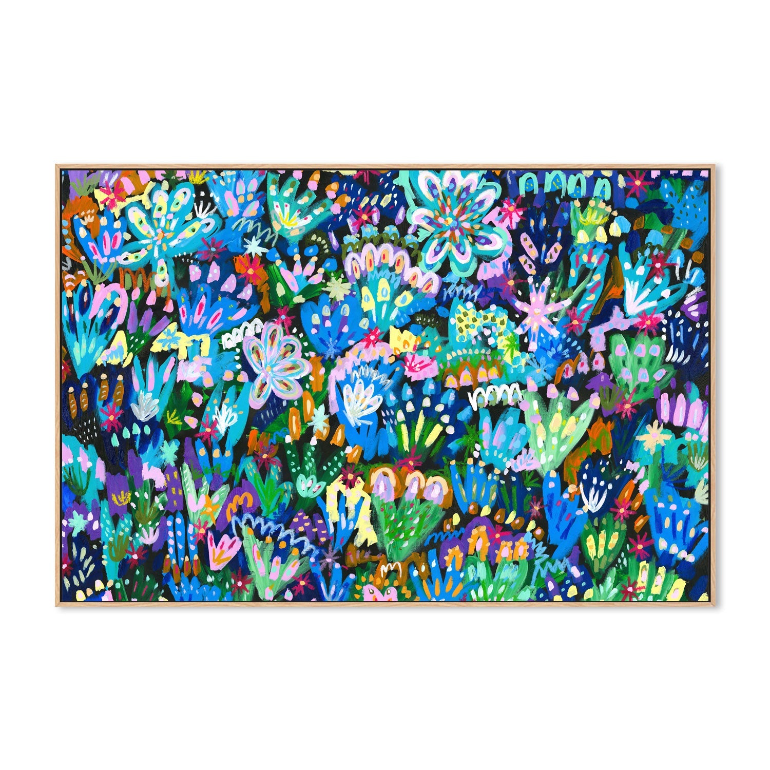 wall-art-print-canvas-poster-framed-Secret Garden , By Victoria Corcoran-4