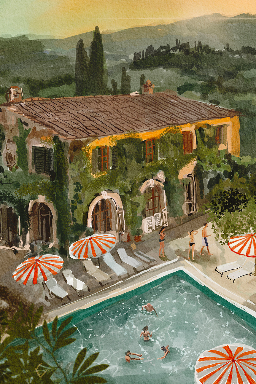 wall-art-print-canvas-poster-framed-Secret Villa , By Ekaterina Zagorska-1