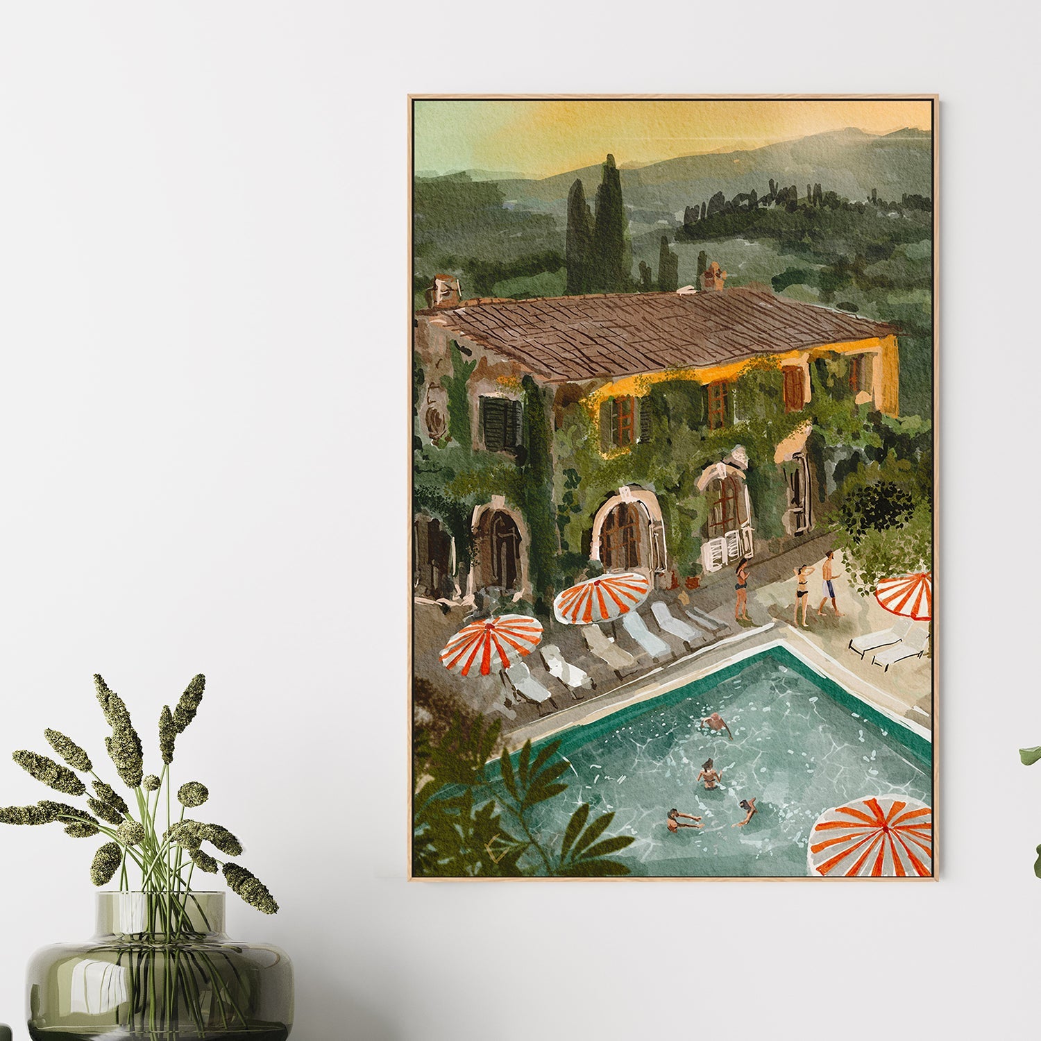 wall-art-print-canvas-poster-framed-Secret Villa , By Ekaterina Zagorska-2