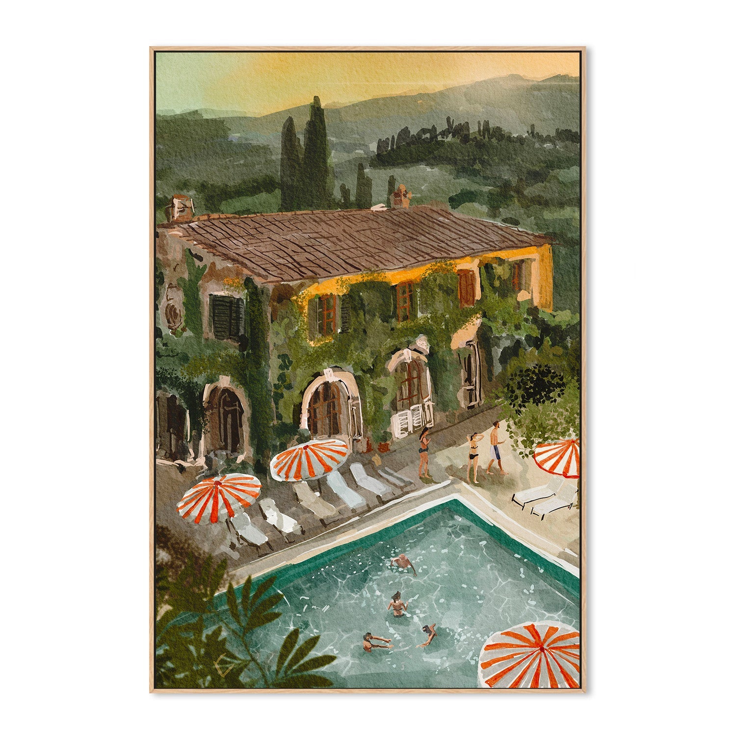 wall-art-print-canvas-poster-framed-Secret Villa , By Ekaterina Zagorska-4