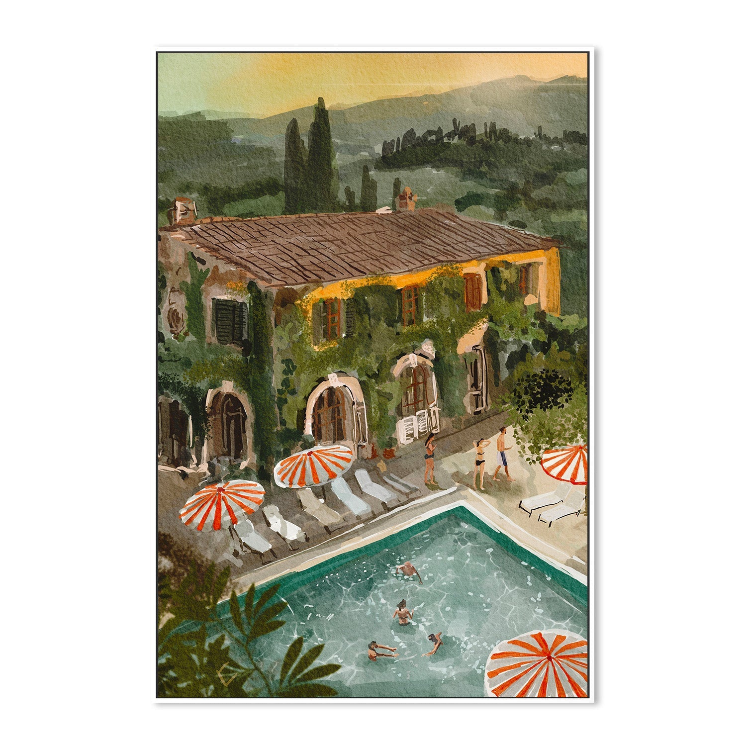 wall-art-print-canvas-poster-framed-Secret Villa , By Ekaterina Zagorska-5