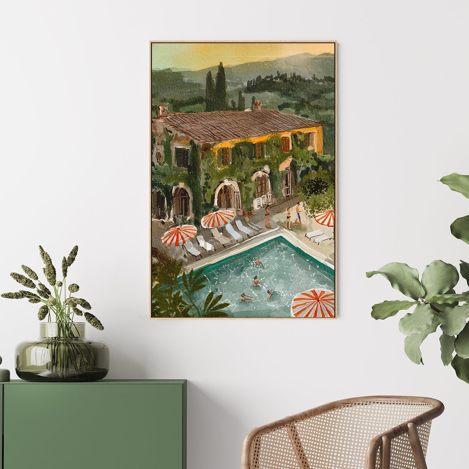 wall-art-print-canvas-poster-framed-Secret Villa , By Ekaterina Zagorska-7