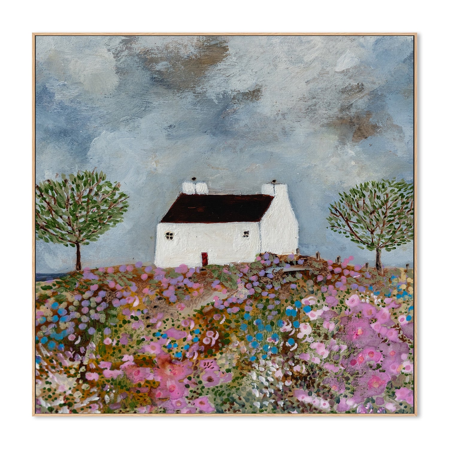 wall-art-print-canvas-poster-framed-Secrets Of A Summer Meadow , By Louise O'Hara-4