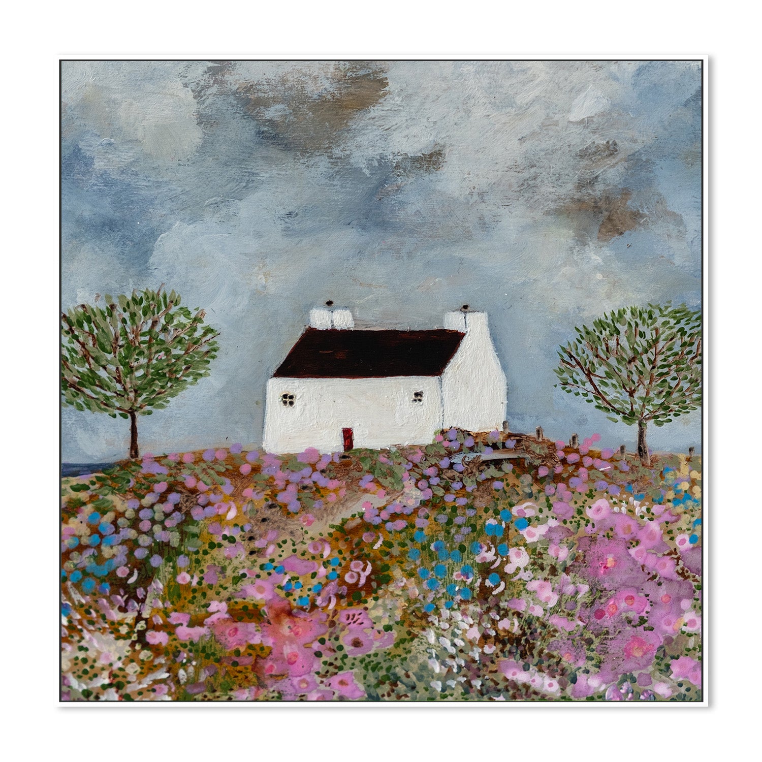 wall-art-print-canvas-poster-framed-Secrets Of A Summer Meadow , By Louise O'Hara-5
