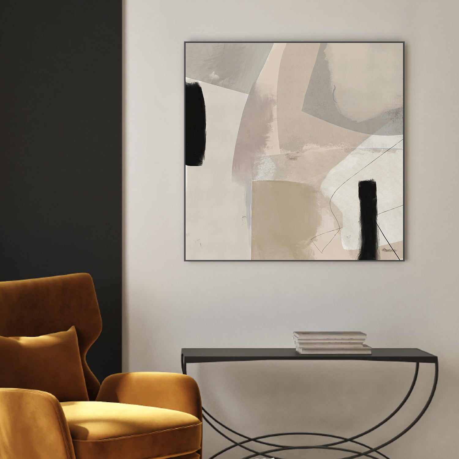 wall-art-print-canvas-poster-framed-Sediments , By Rohan Sharma-2