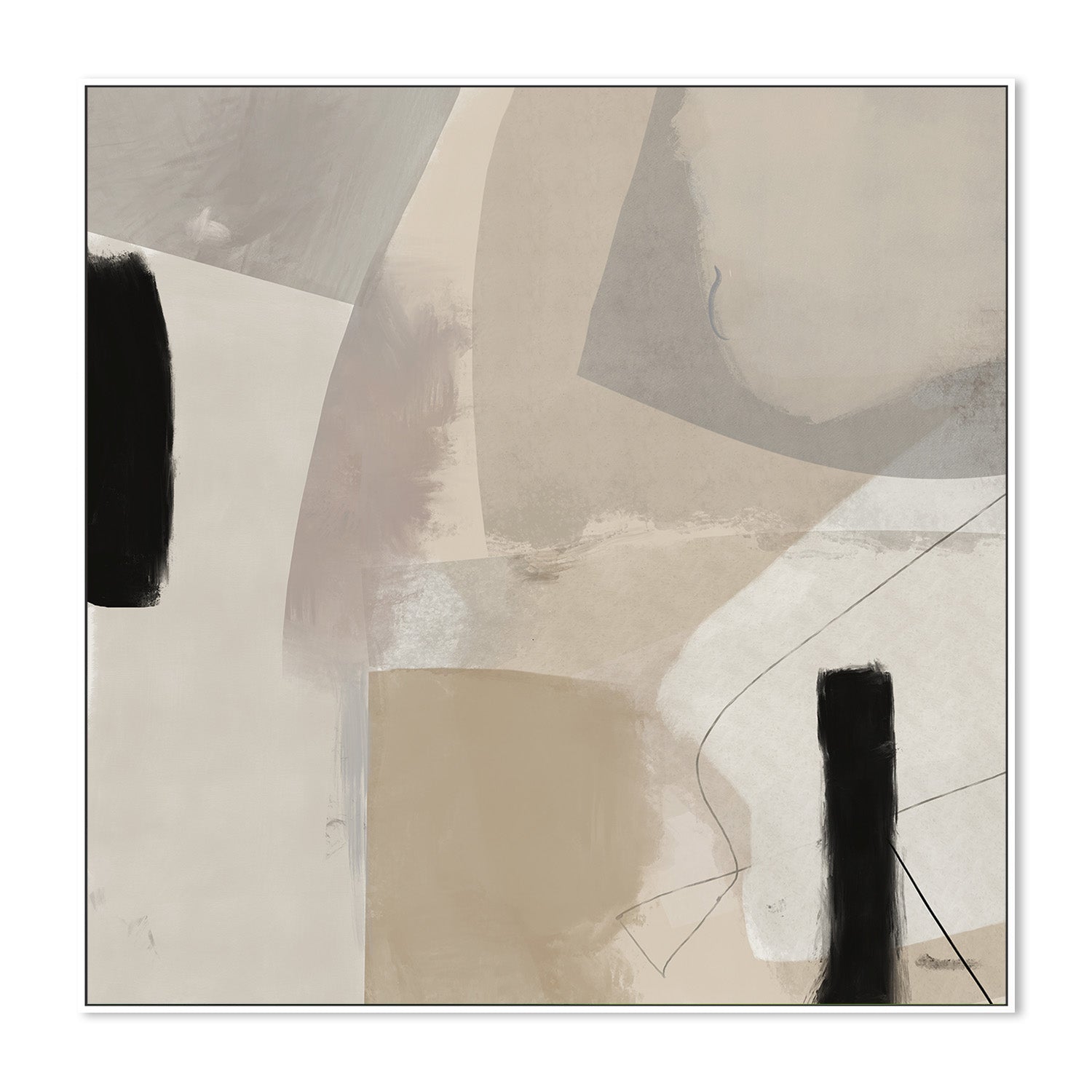 wall-art-print-canvas-poster-framed-Sediments , By Rohan Sharma-5