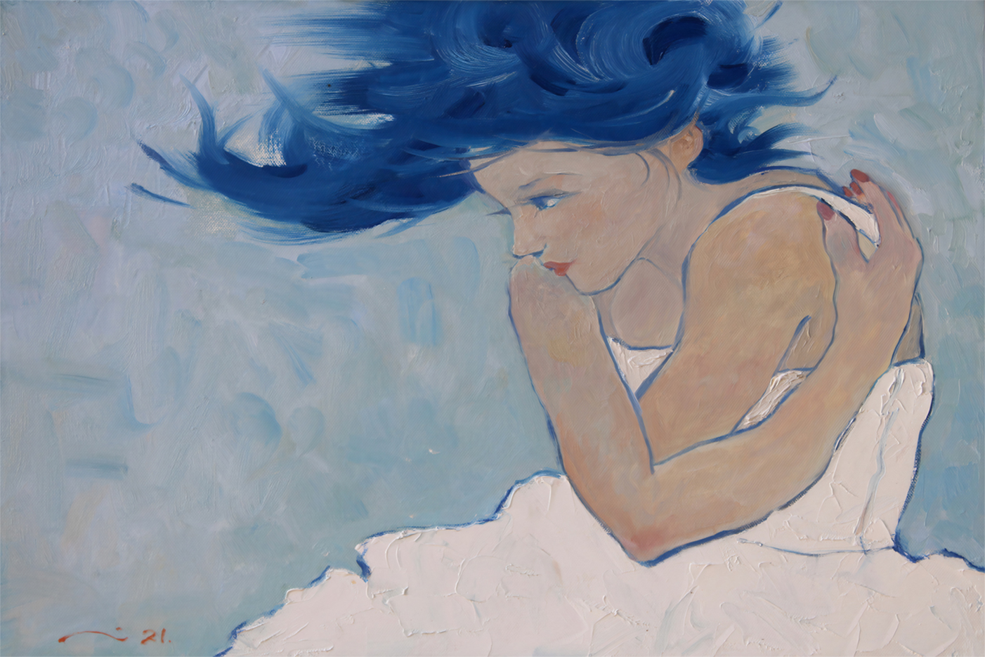 wall-art-print-canvas-poster-framed-Self Worth , By Li Lee-Archer-1