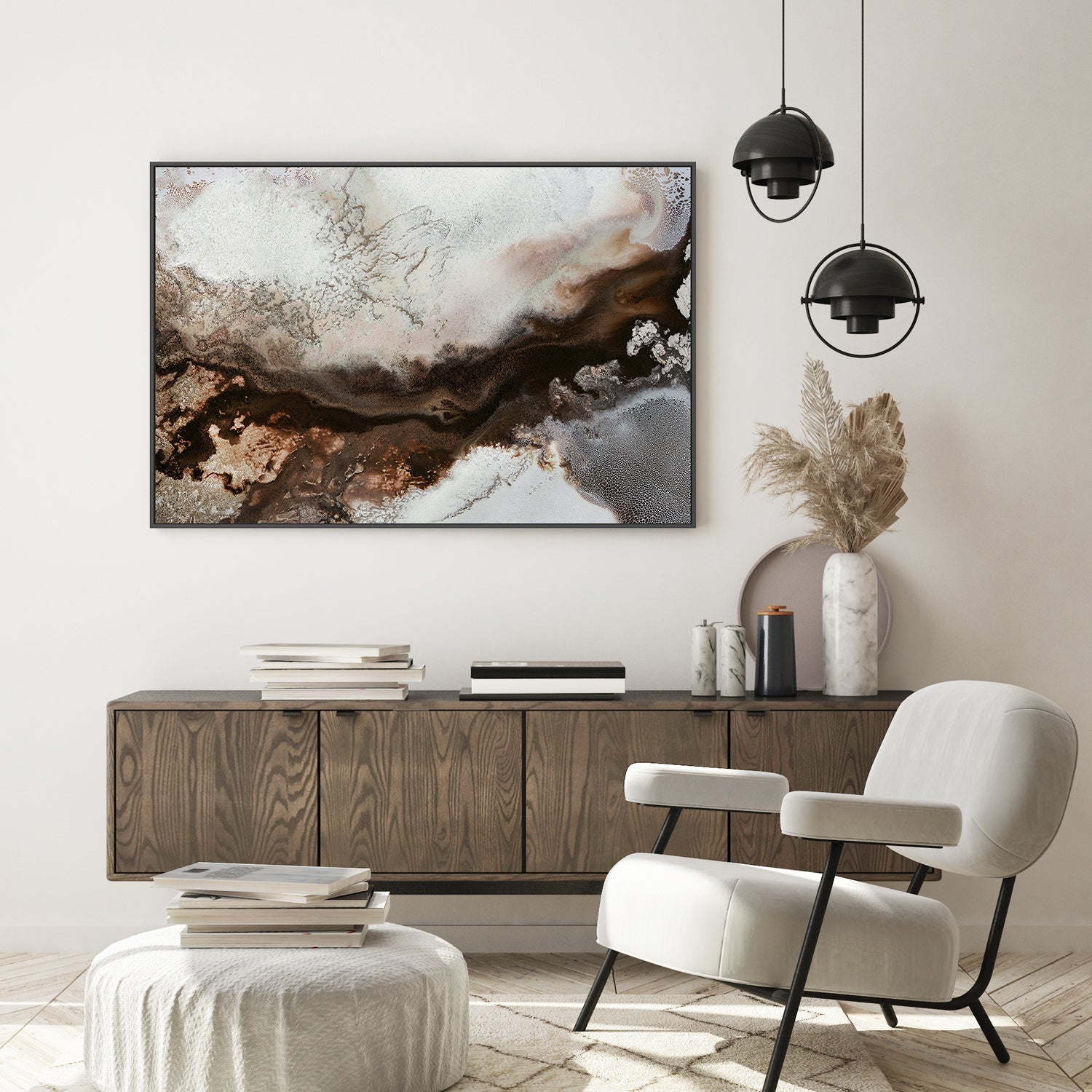 wall-art-print-canvas-poster-framed-Sepia Serendipity , By Petra Meikle-7