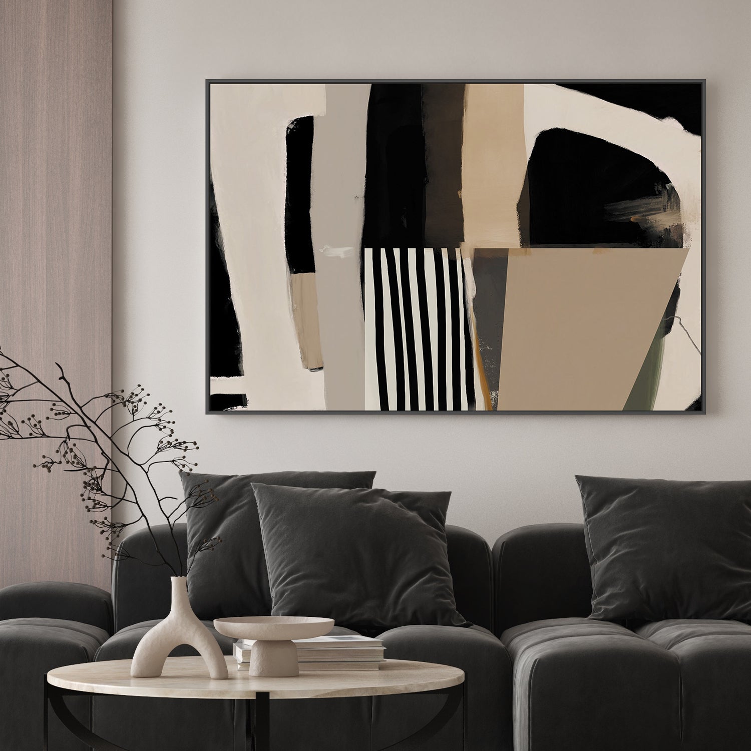 wall-art-print-canvas-poster-framed-Serenade in Shades , By Rohan Sharma-2
