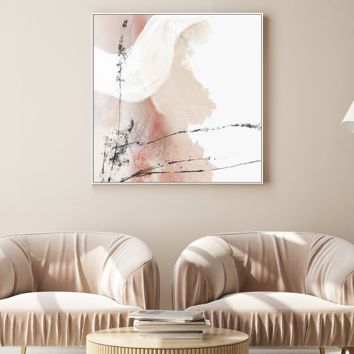 wall-art-print-canvas-poster-framed-Serene Gesture-2