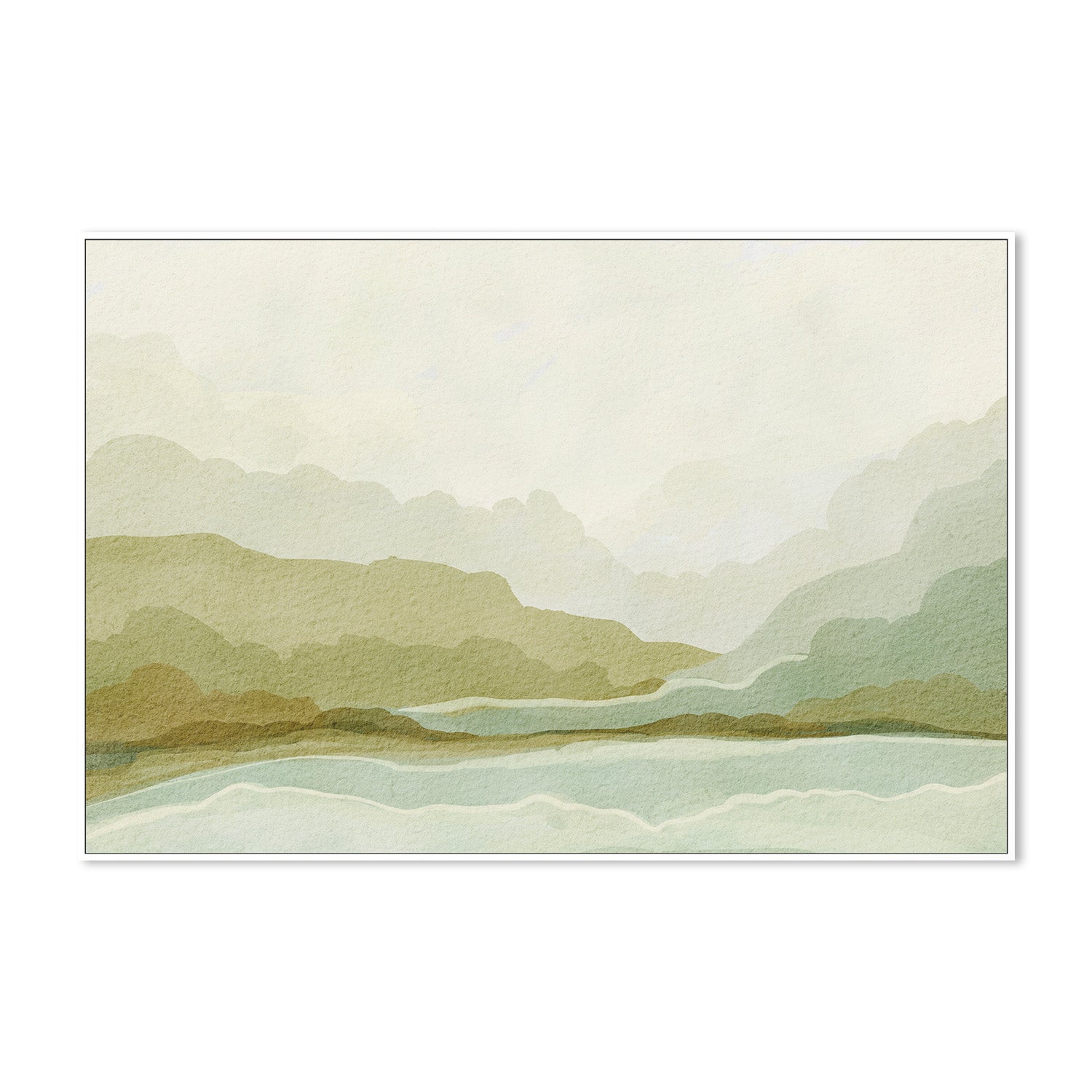 wall-art-print-canvas-poster-framed-Serene Landscape , By Nikita Jariwala-5
